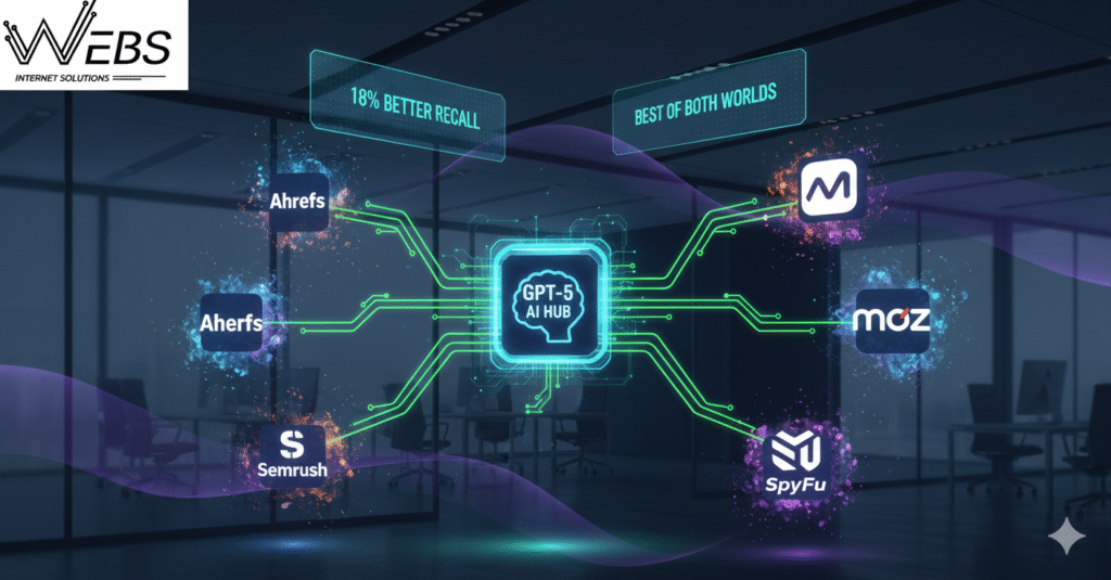 השוואה קצרה – GPT-5 מול כלים ייעודיים ל-SEO (Semrush, Ahrefs)