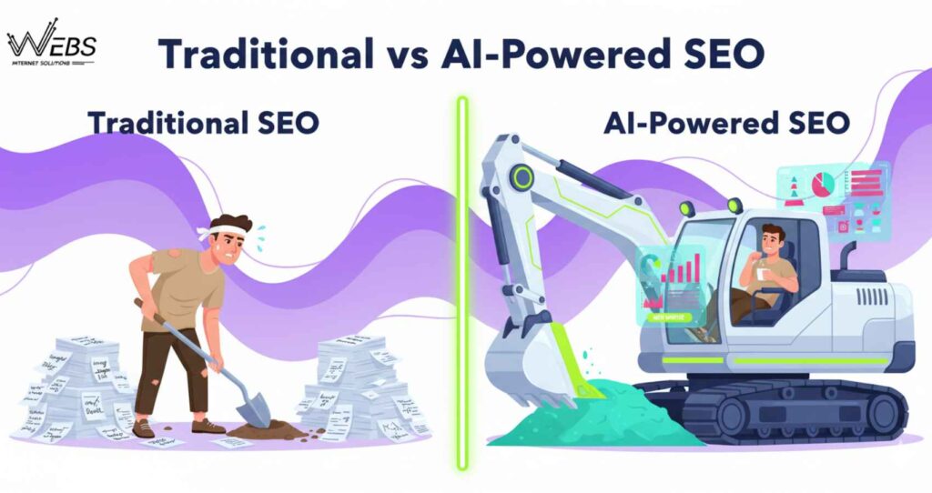 מה ההבדל בין חברת SEO מסורתית לחברת AI-SEO