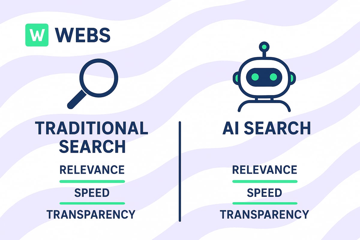 השוואה בין חיפוש מסורתי לחיפוש מבוסס AI: נקודות מפתח