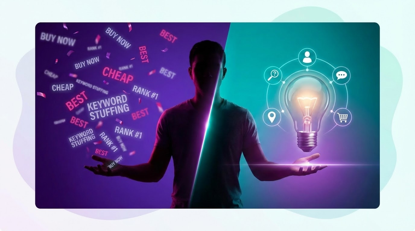 טעות נפוצה במחקר מילות מפתח - התמקדות במילים במקום בכוונת המשתמש