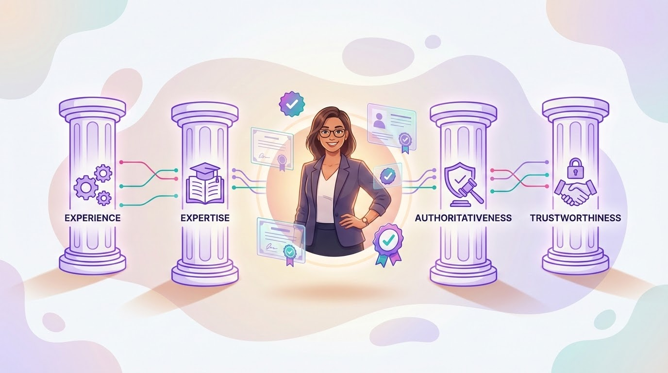 מודל E-E-A-T וארבעת המרכיבים שלו - ניסיון, מומחיות, סמכות ואמינות