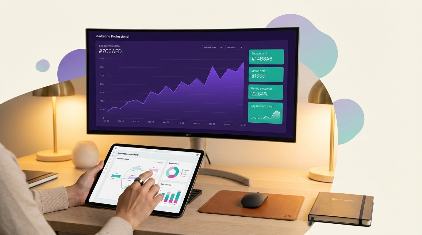 תרשים המציג כיצד אוטומציה שיווקית משפרת ביצועי SEO