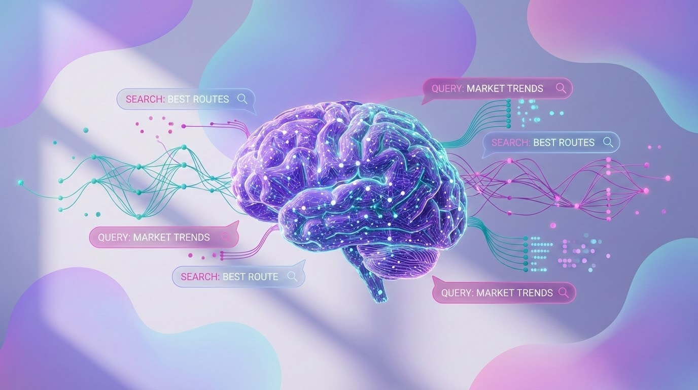 תרשים המסביר איך מנגנון AI Overviews של גוגל מזהה מתי להציג סקירה