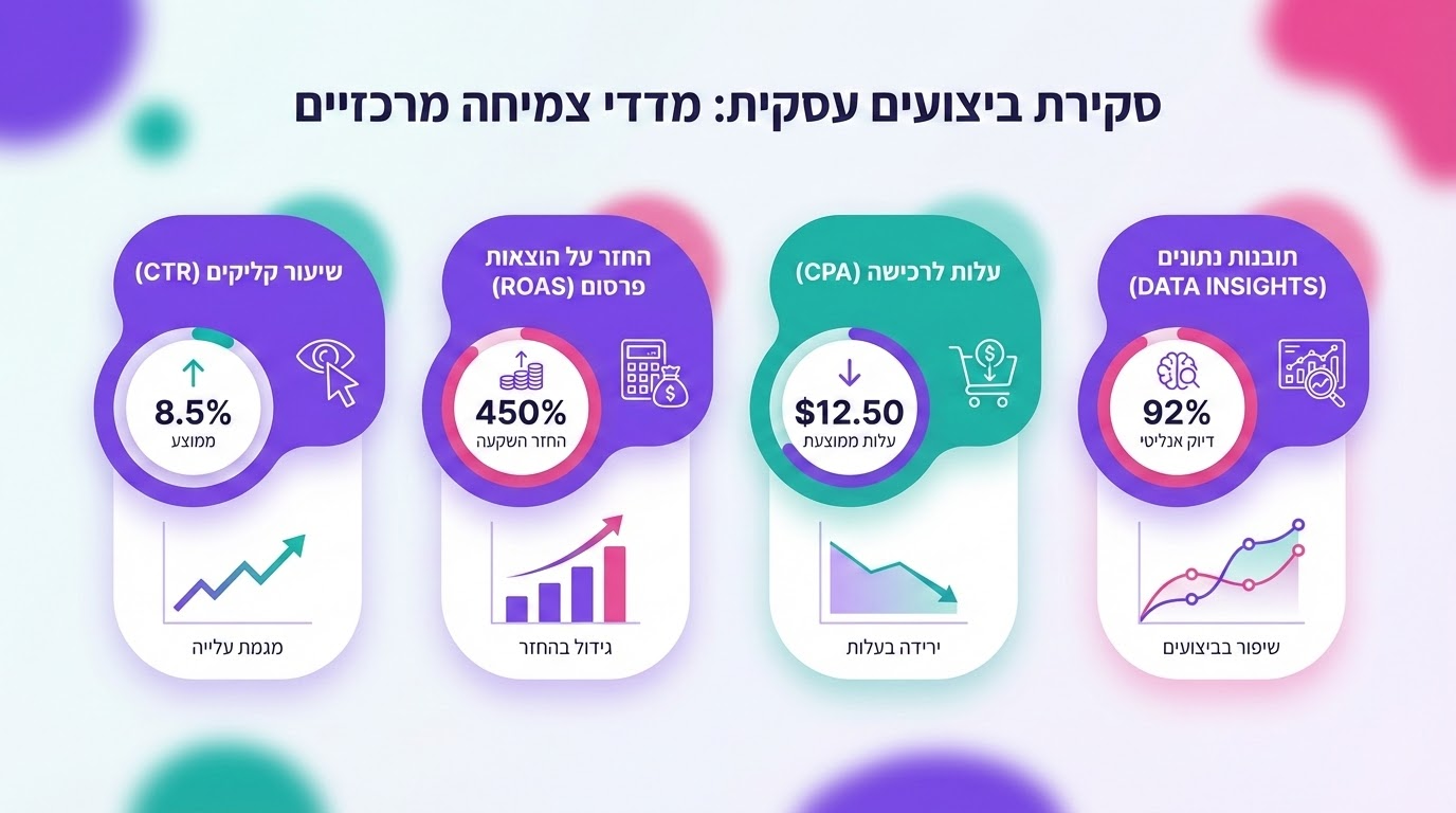 מדידת ROI בשיווק דיגיטלי - המדדים החשובים שצריך להכיר
