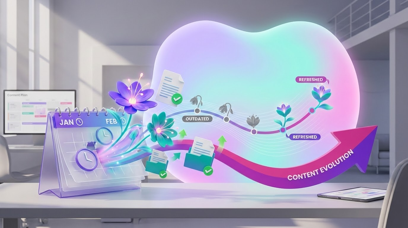 חשיבות תוכן עדכני להצלחה ב-AI Overviews