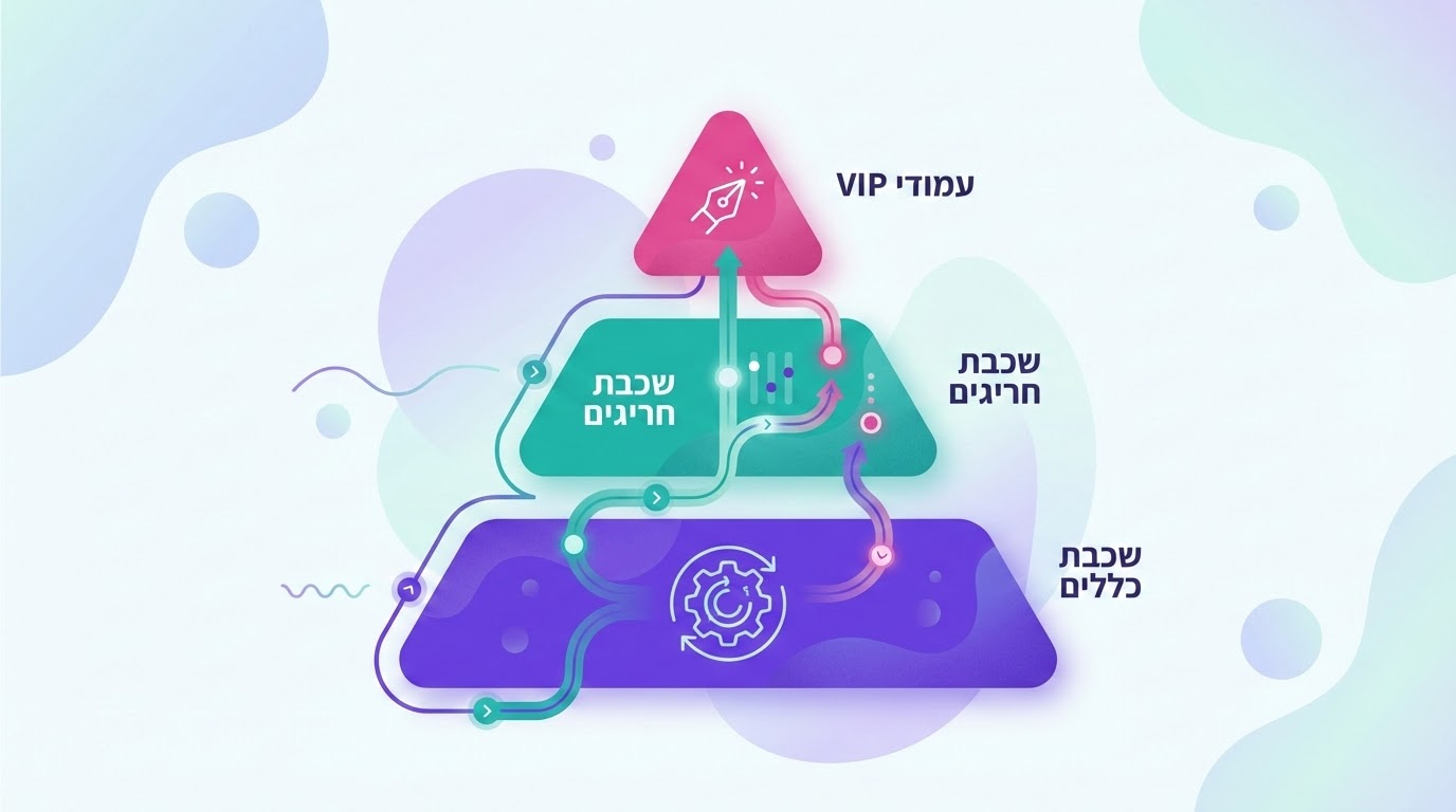אופטימיזציה אוטומטית למטא תגיות באתרים עם אלפי עמודים באמצעות גישת שכבות