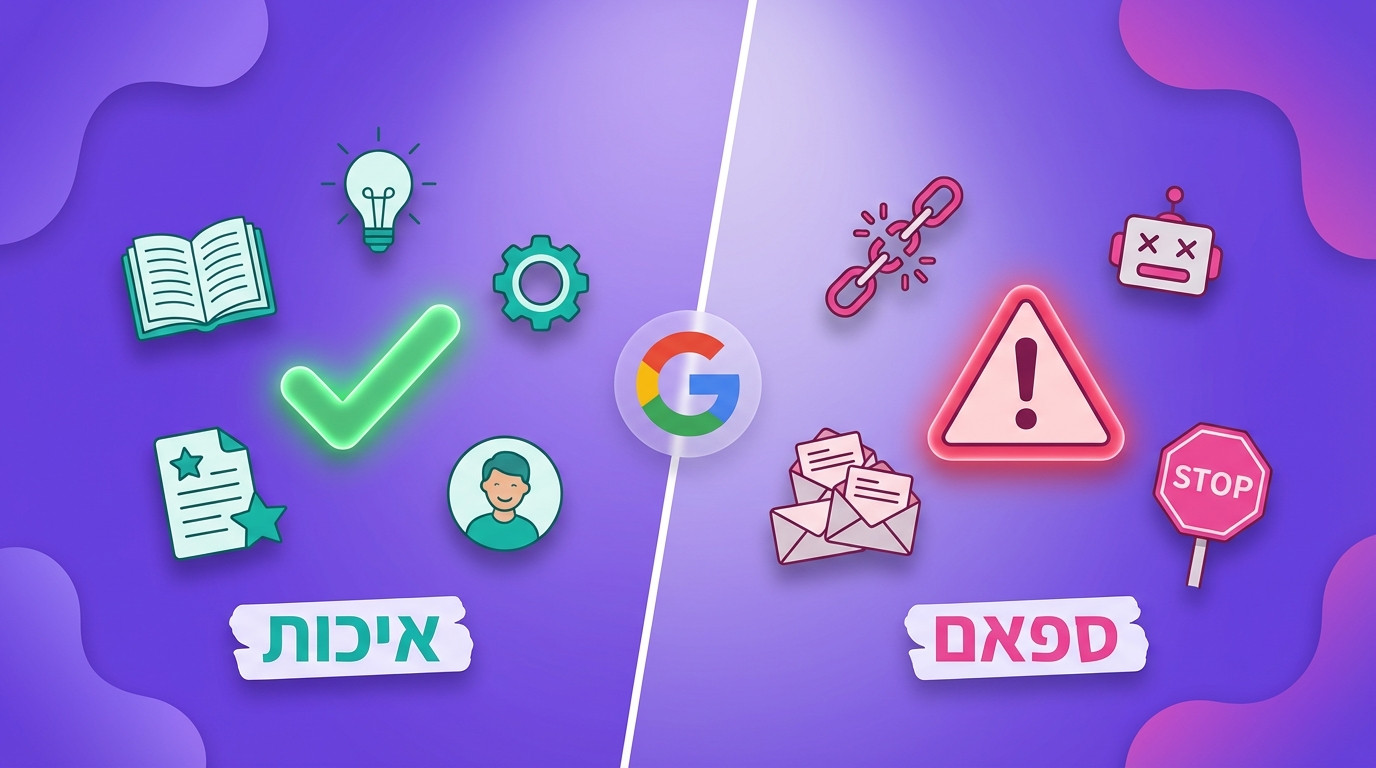 האם גוגל מענישה תוכן AI - מדריך מלא להבנת מדיניות גוגל