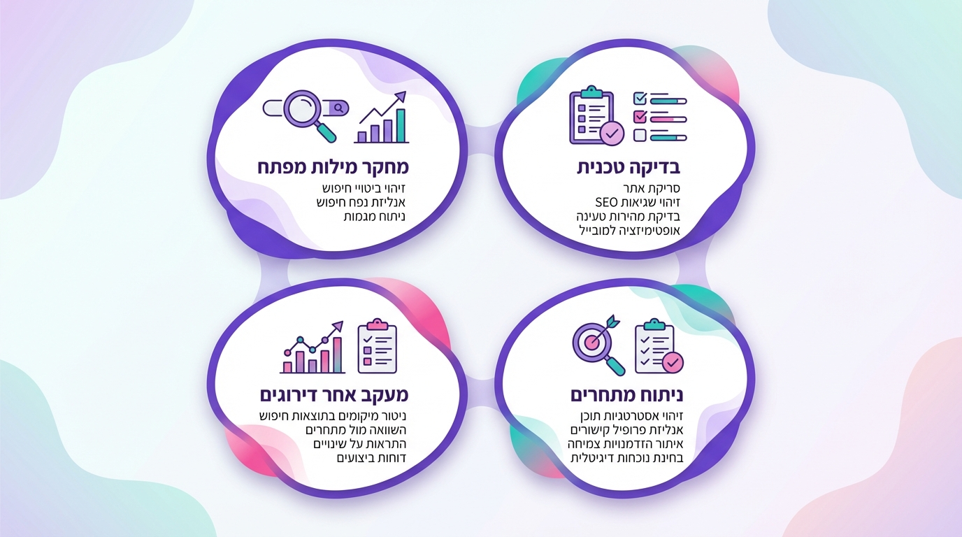 השוואה בין כלי SEO נקודתי לתוכנת SEO מקיפה לעסקים קטנים