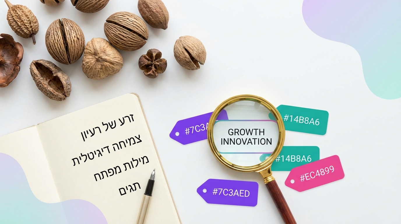 תהליך בחירת מילות מפתח גרעיניות למחקר עם AI