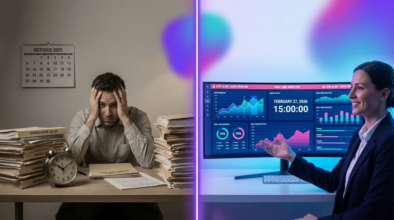 השוואה בין דשבורד SEO חי לבין דוח PDF תקופתי – יתרונות וחסרונות