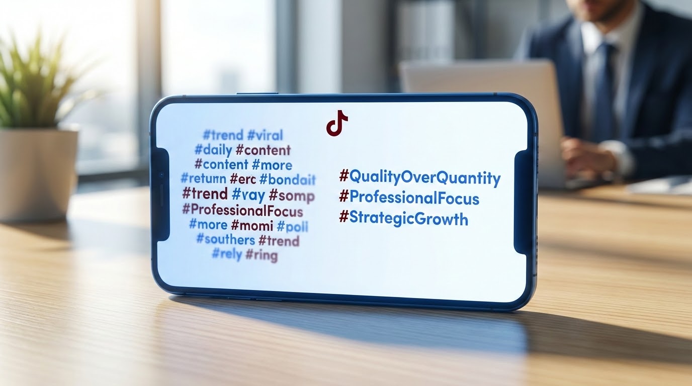 אסטרטגיית האשטגים פופולריים ונישתיים בטיקטוק