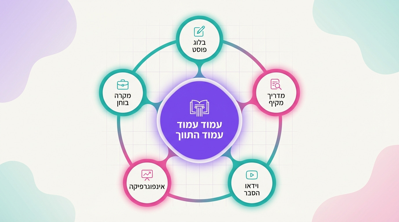 בניית אשכולות נושאים כשלד של קידום אתרים סמנטי