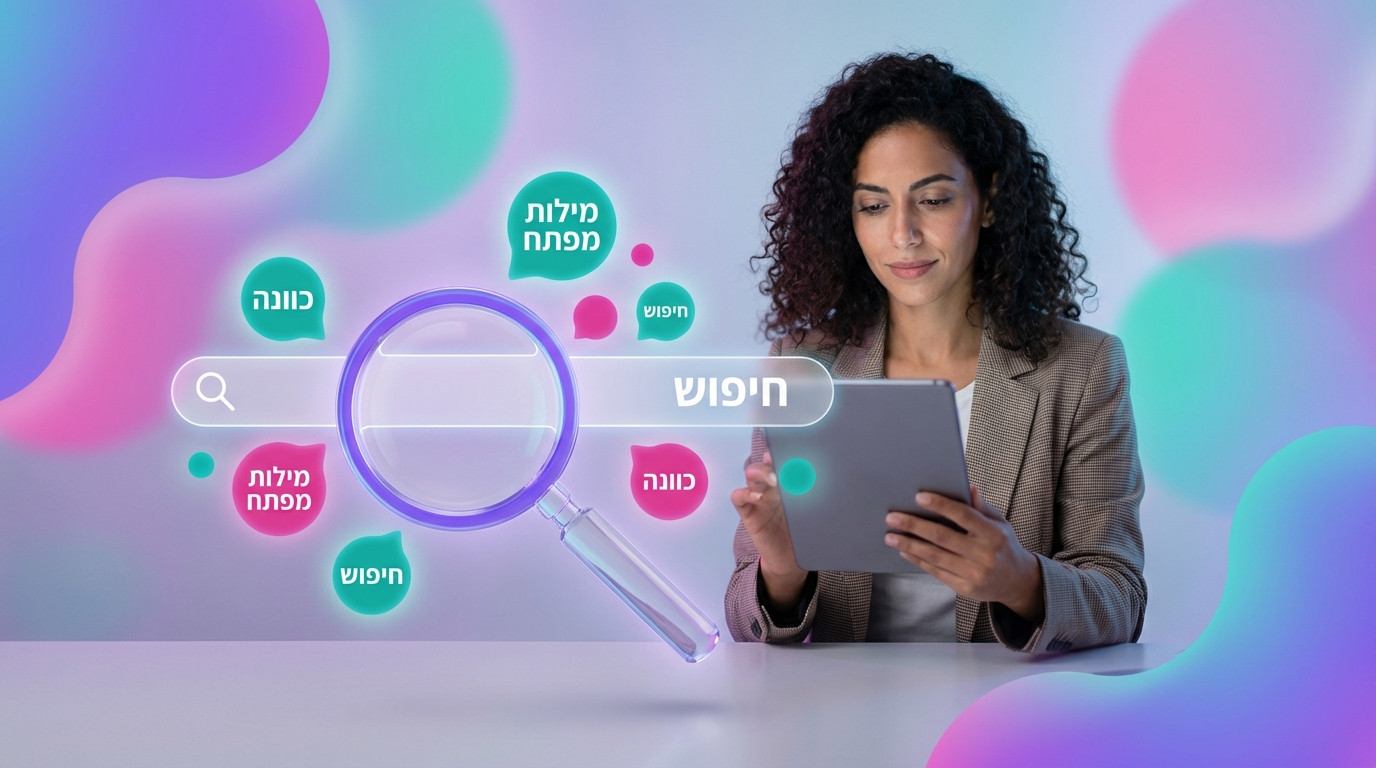 מחקר מילות מפתח לקידום אתרים - תהליך עבודה מקצועי