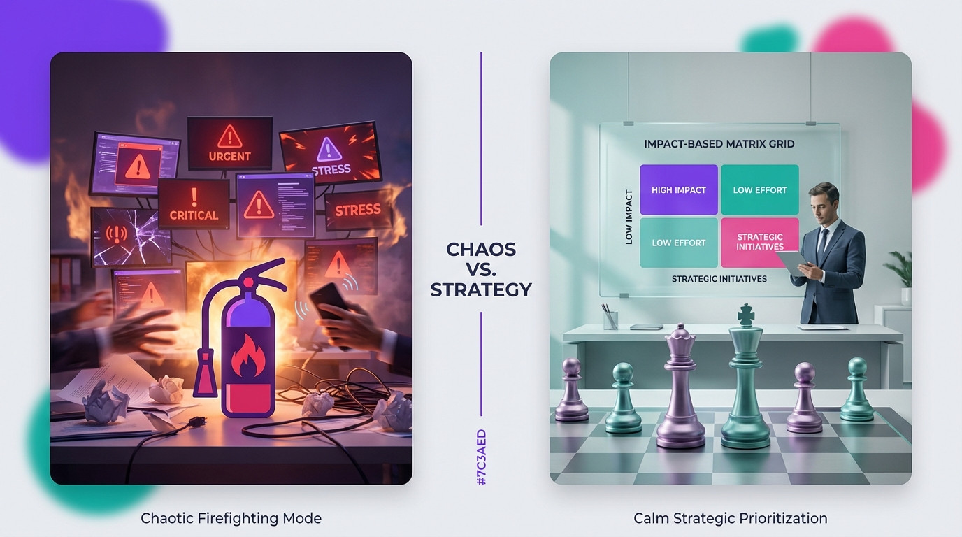 תיעדוף משימות קידום אתרים לפי השפעה עסקית במקום לפי דחיפות