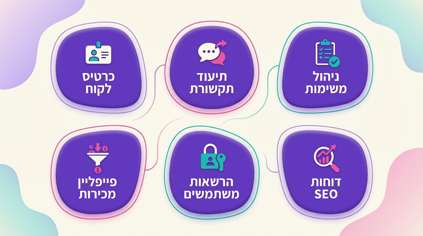 פיצ'רים חיוניים במערכת CRM לסוכנות קידום אתרים למניעת נטישת לקוחות