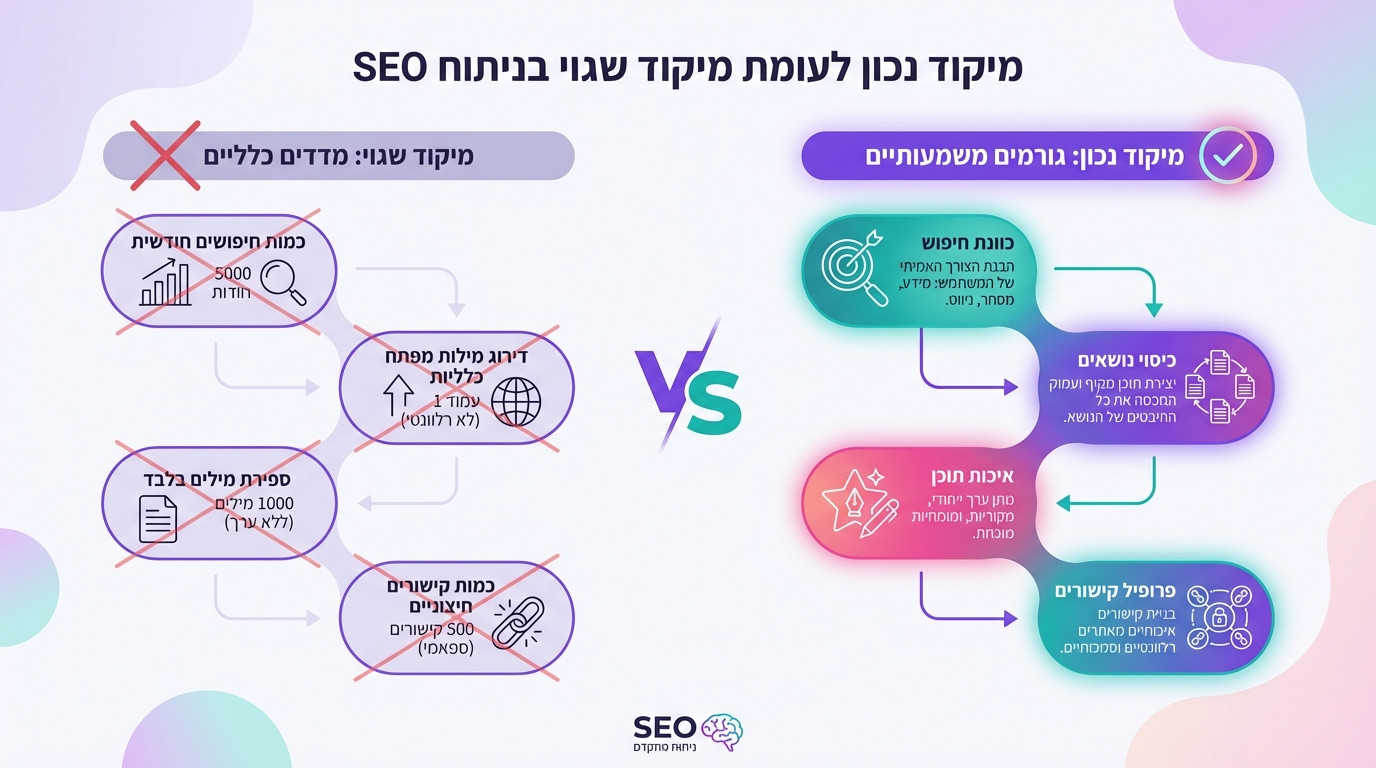 אילו נתונים חשובים בניתוח מתחרים - התמקדות בנתונים הנכונים לקידום אורגני
