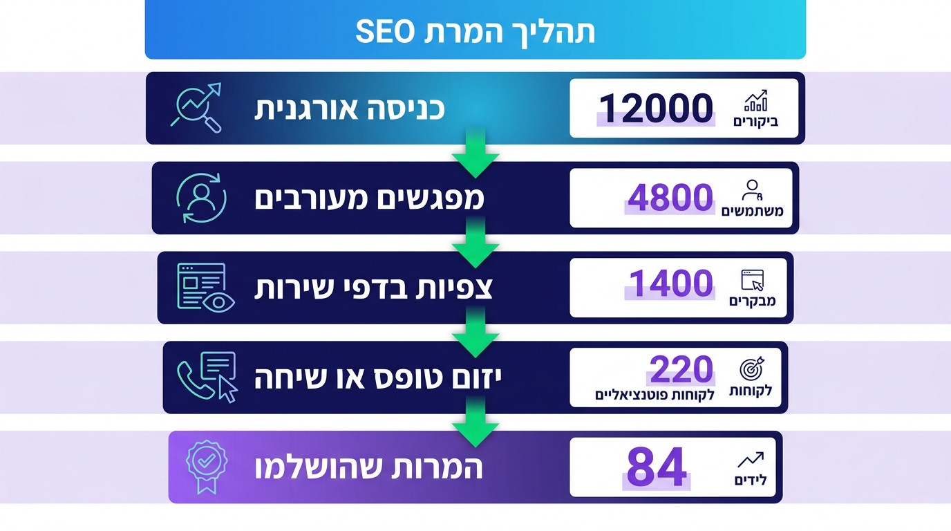 איך לבנות משפך מדידה אמיתי במקום להסתכל על מספרים מבודדים