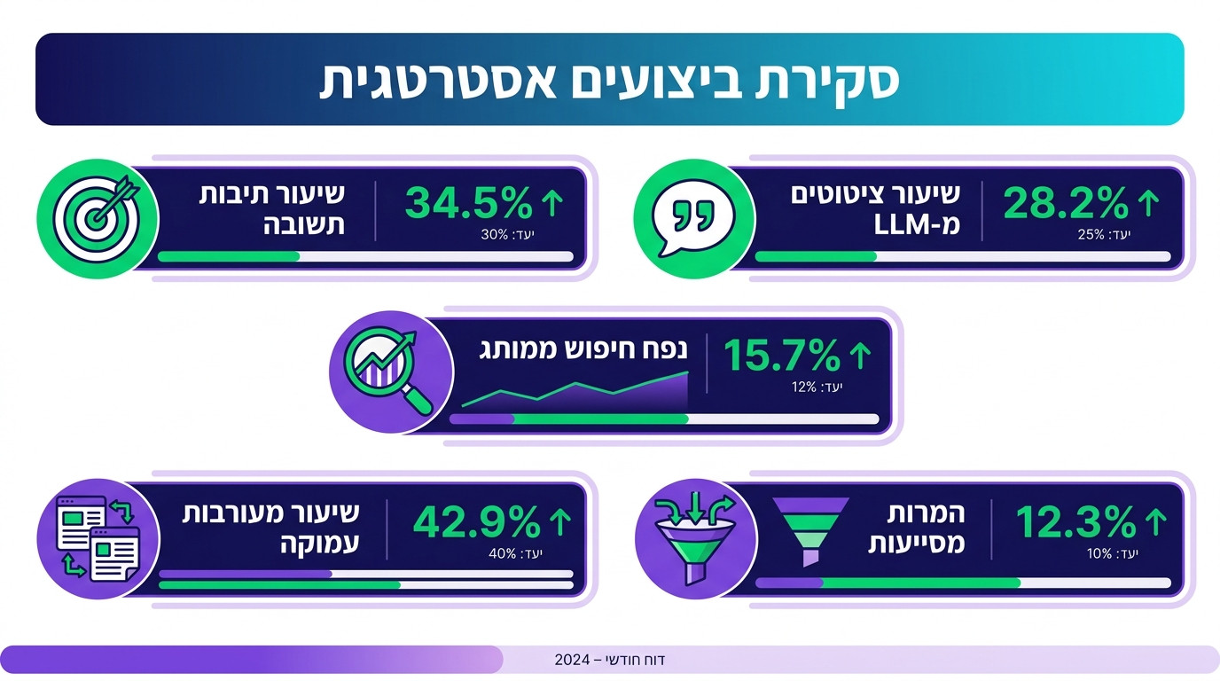 מערכת מדידה מתקדמת לקידום אתרים בעידן Zero Click כולל מדדי ציטוט ב-AI ונראות מותג