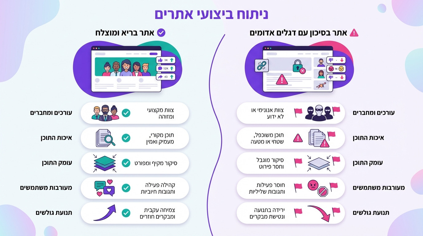 איך למצוא אתרים איכותיים לפרסום מאמרי אורח ולהבדיל מאתרים מסוכנים