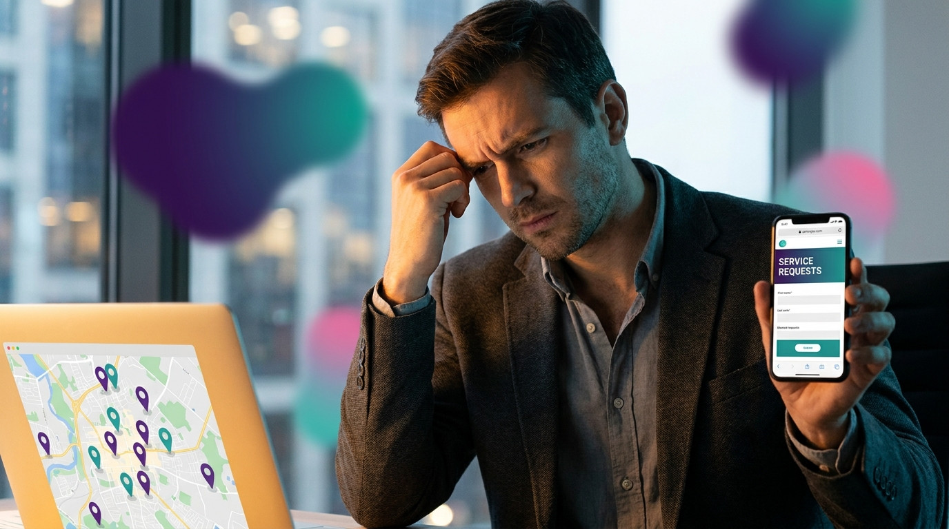 הטעות היקרה ביותר שעסקים מקומיים עושים בחיפוש קולי — איור המדגים את הפער בין תוכן כללי לתוכן ממוקד אזור