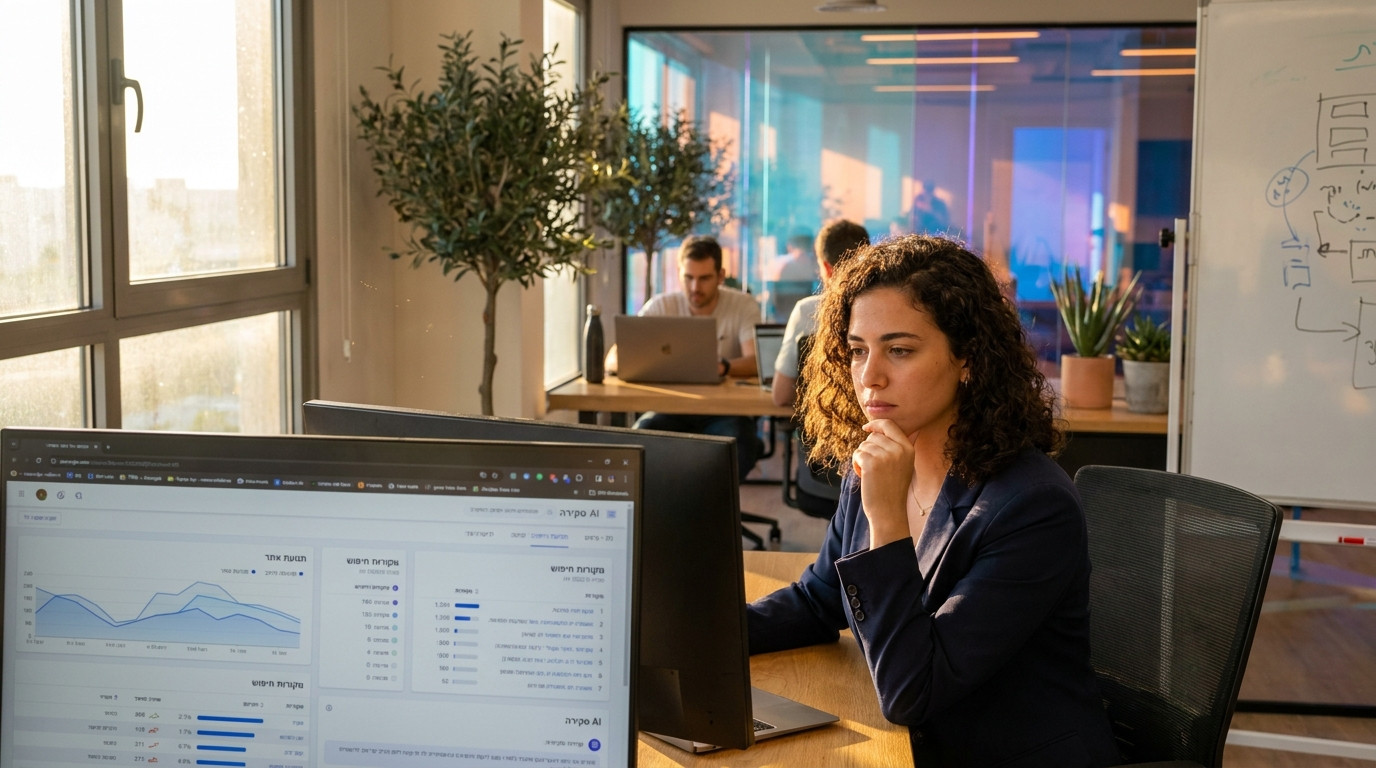 השוואה בין נתוני תנועה אורגנית ב-Search Console מול GA4 והסבר הפערים
