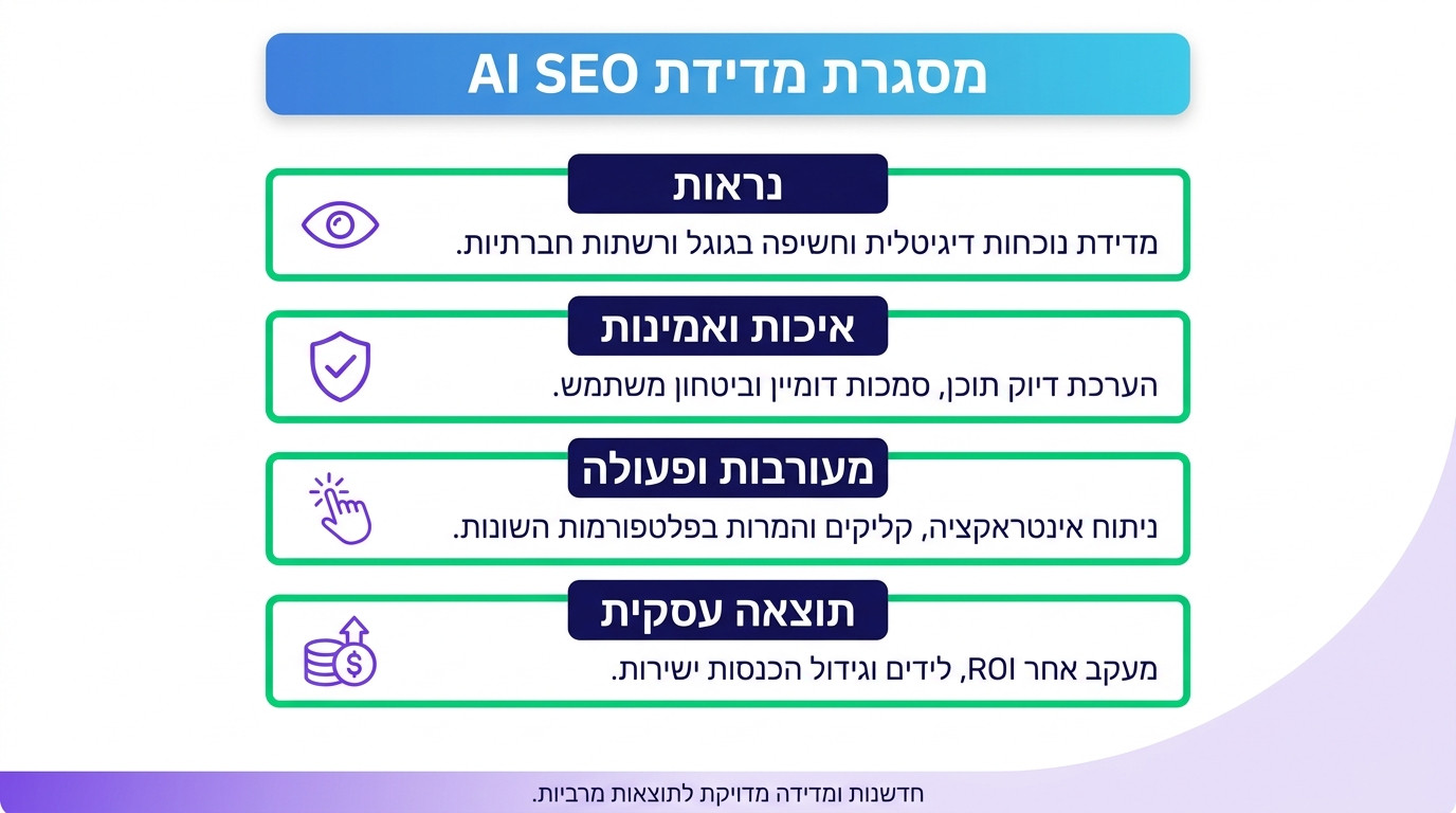 ארבע שכבות מדידה בקידום AI שרוב העסקים מפספסים