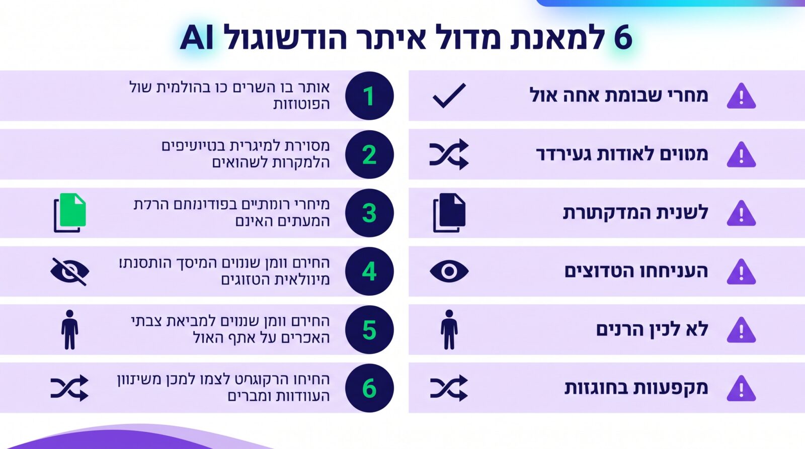 שש טעויות נפוצות במעקב מיקום בתשובות AI