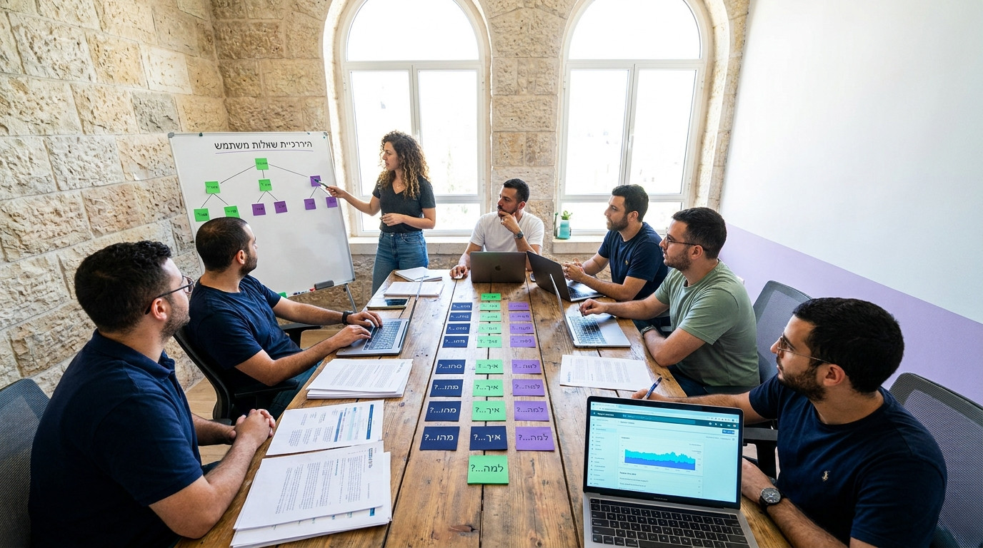 בחירת שאלות נכונה משפיעה יותר מהקוד הטכני של הסימון
