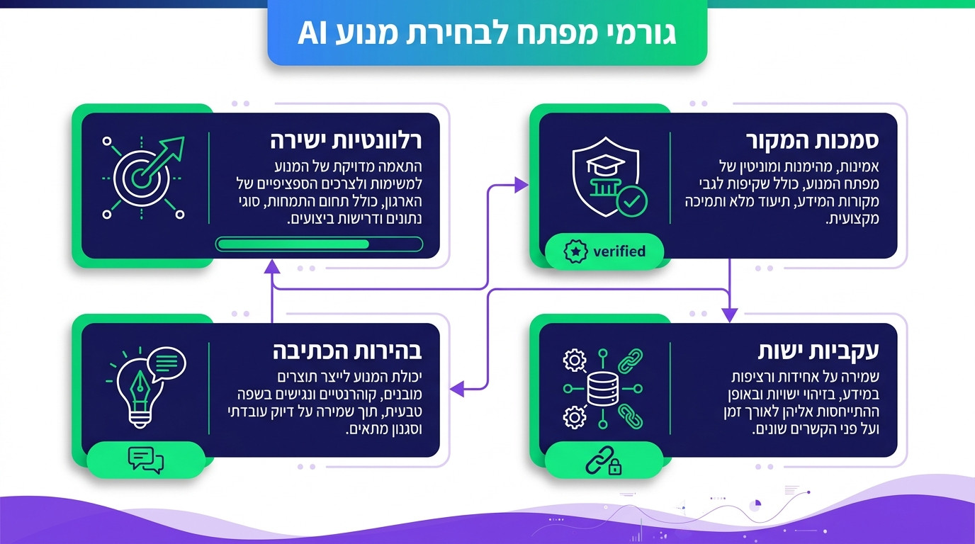 הסבר ויזואלי למה מנוע AI בחר במתחרה ולא בעסק שלכם